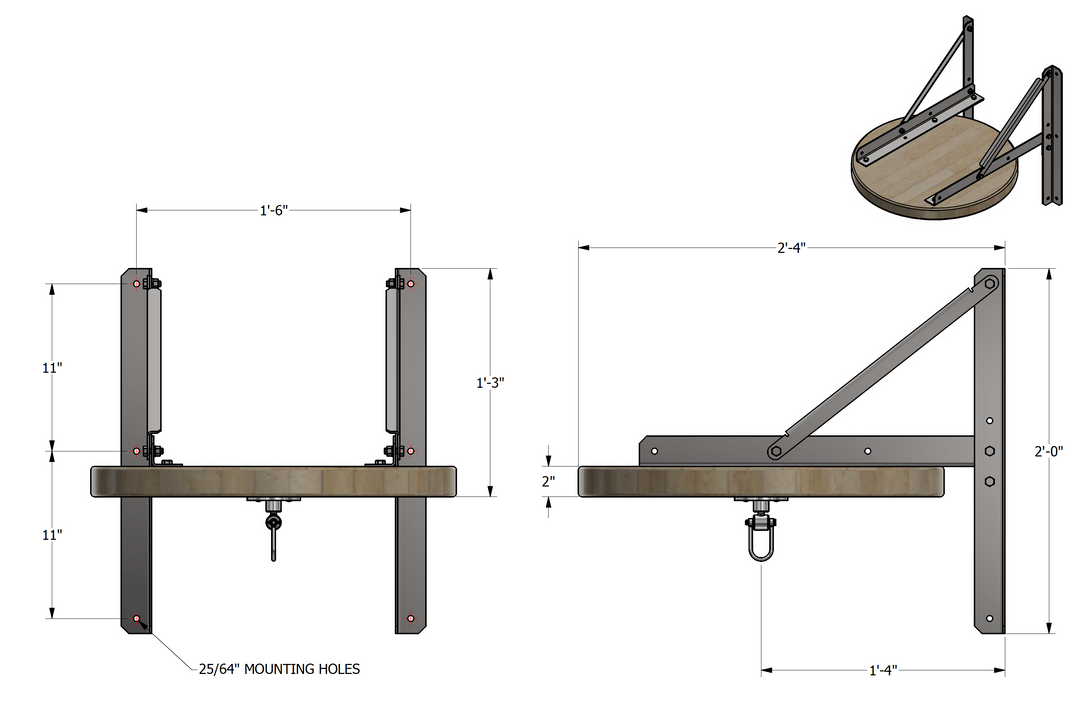 Wall Mount Speed Bag