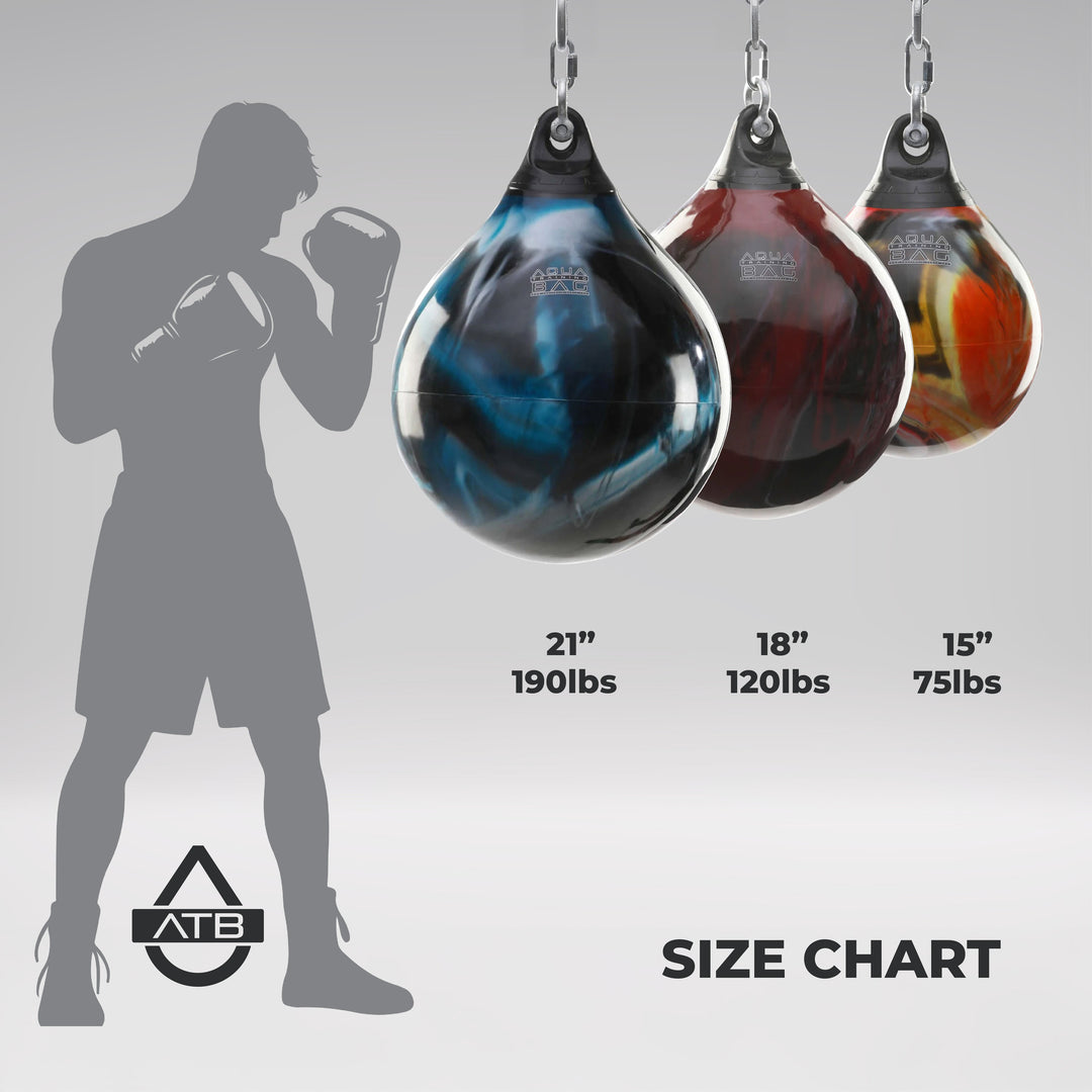 18" 120lb. Aqua Punching Bag - Black Eye