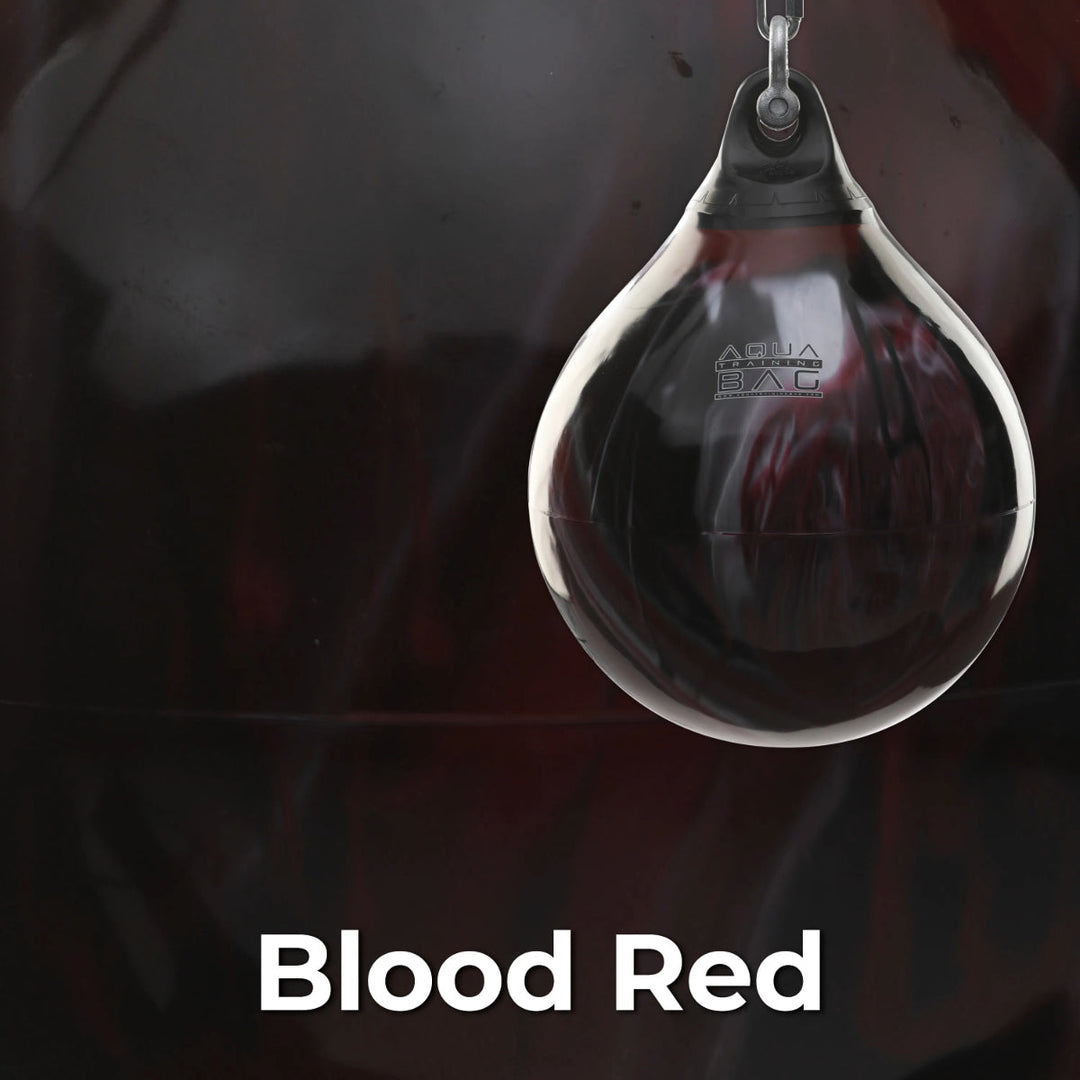 Saco de boxeo Aqua de 15" y 75 lb - Rojo sangre 