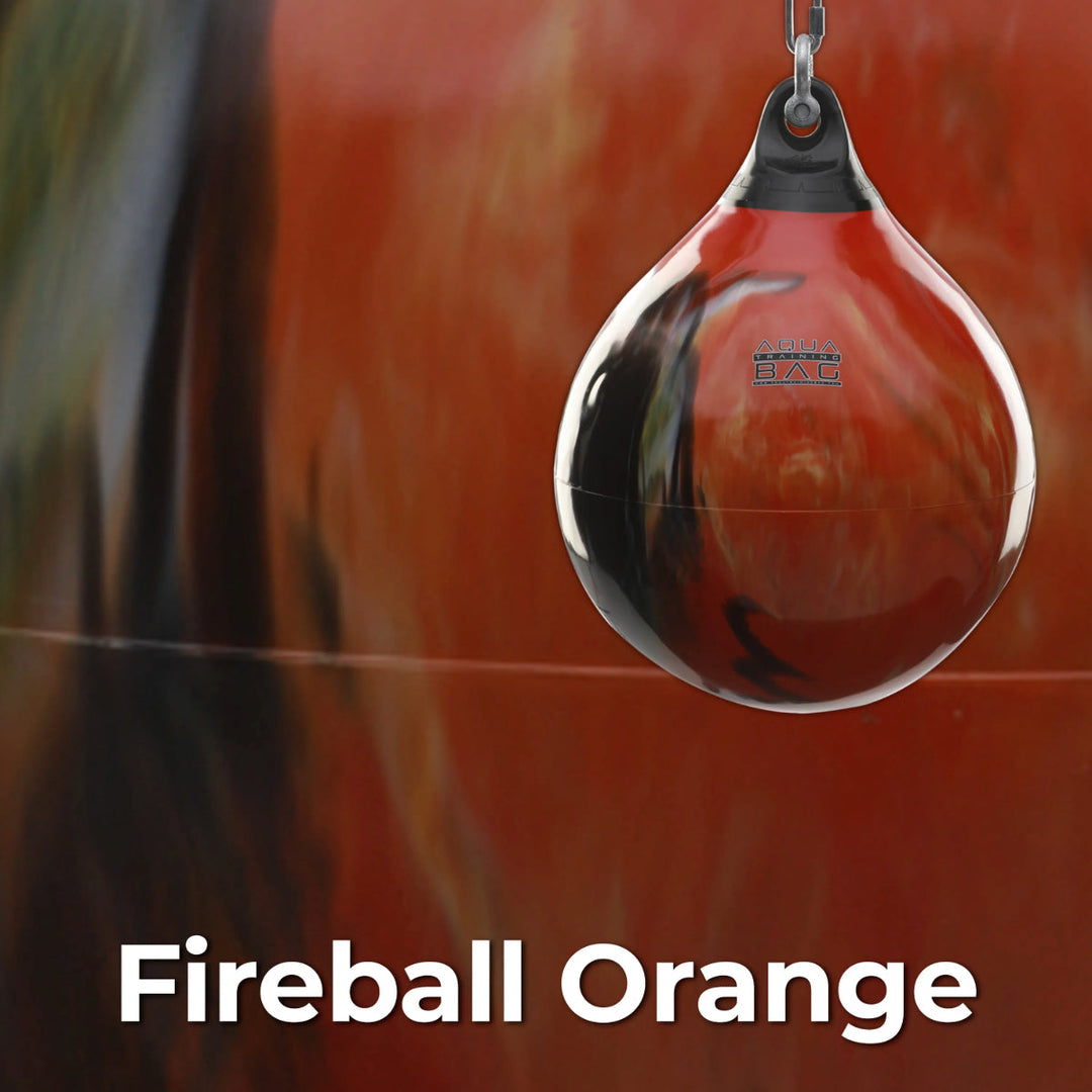 15" 75lb Aqua Punching Bag - Fireball Orange