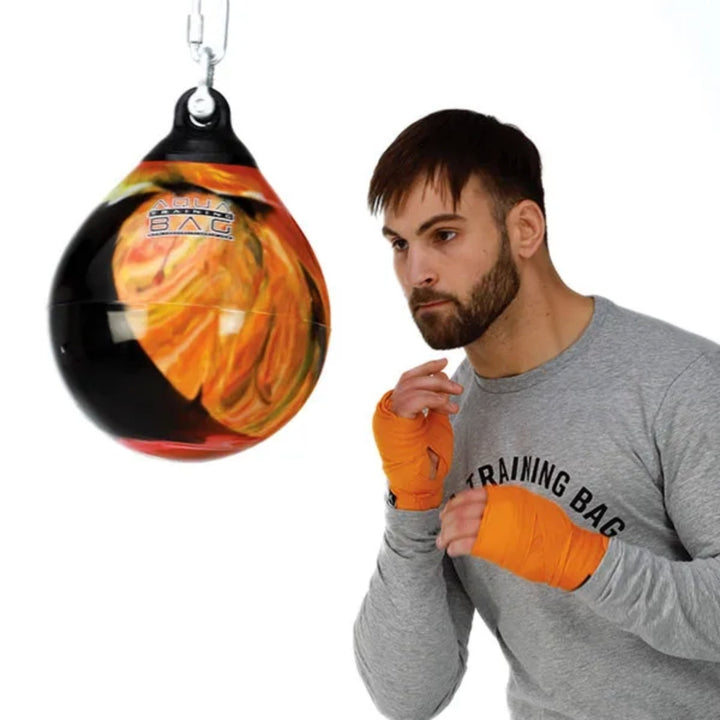 Saco de boxeo Aqua de 18" y 120 lb - Fireball Orange