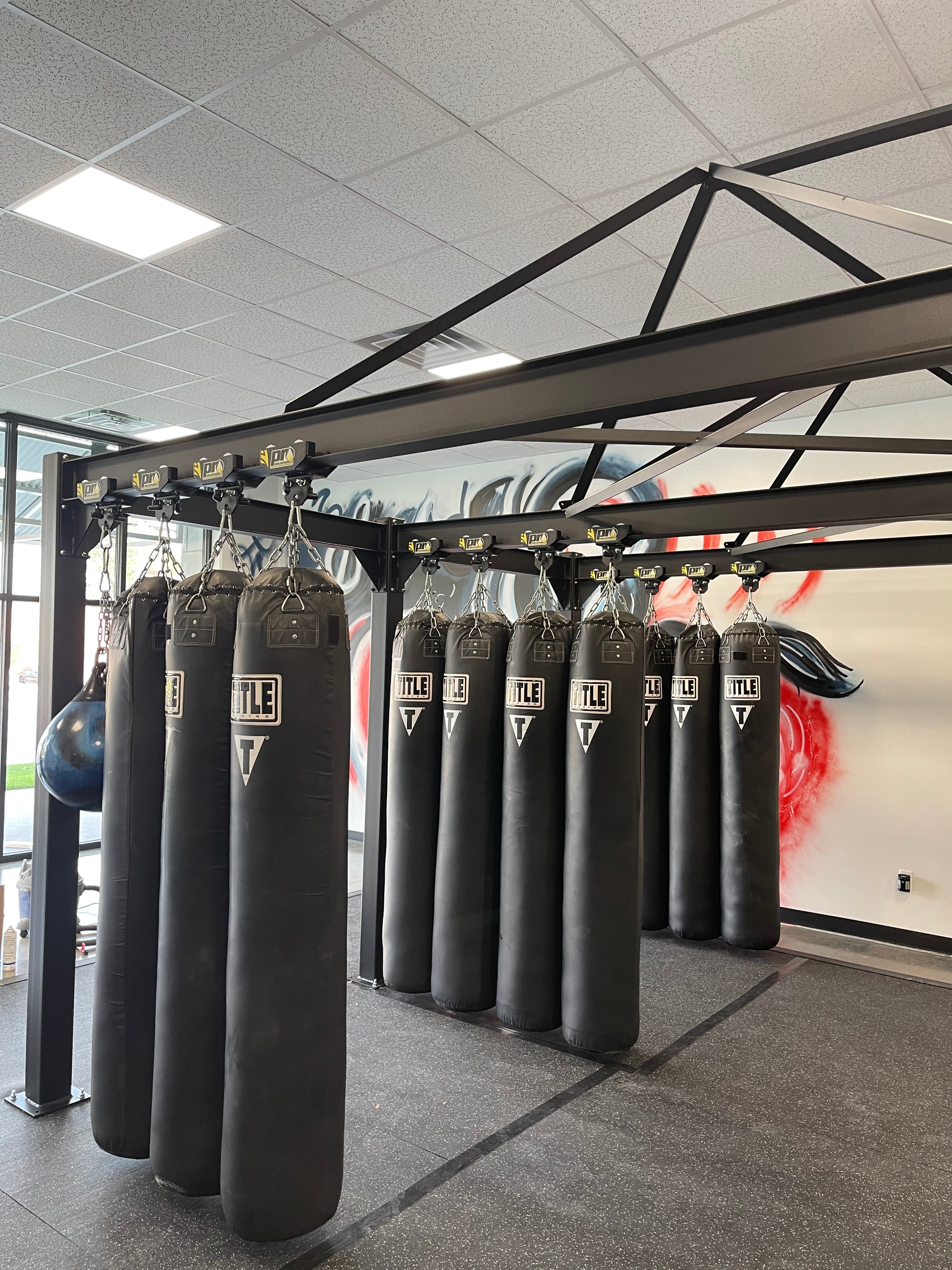 Punching Bag Track Rack from Aqua Training Bag